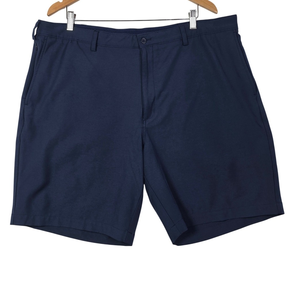 Jack Nicklaus Mens Golf Shorts 40 Navy Blue Stretch Waistband Solid Performance